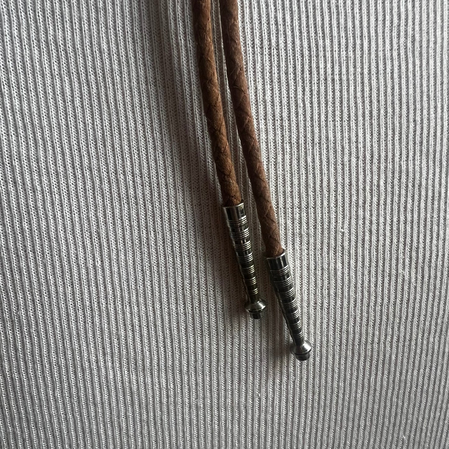 Red Jasper Bolo Tie on Leather Cord