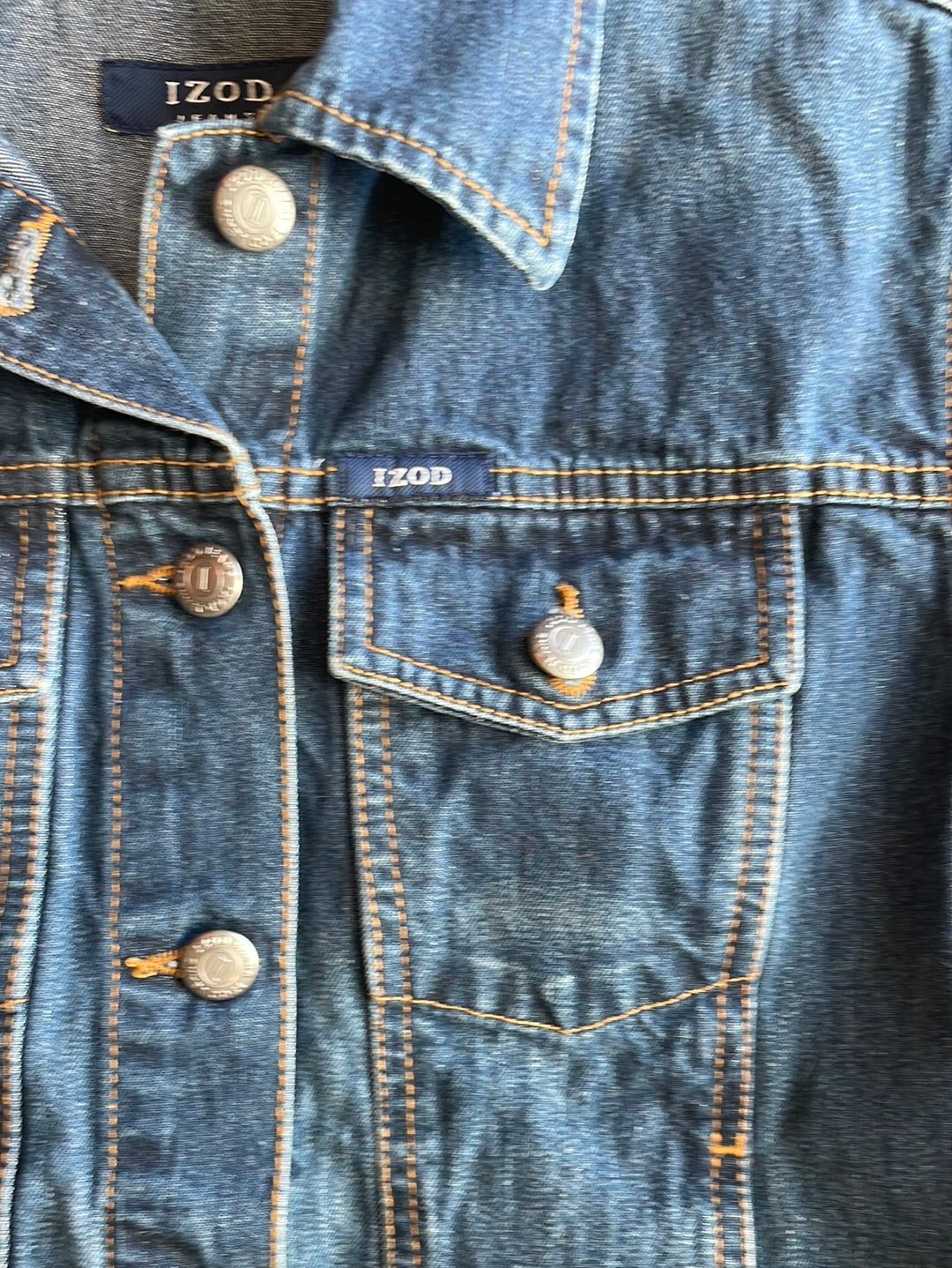 Vintage Izod Denim Vest