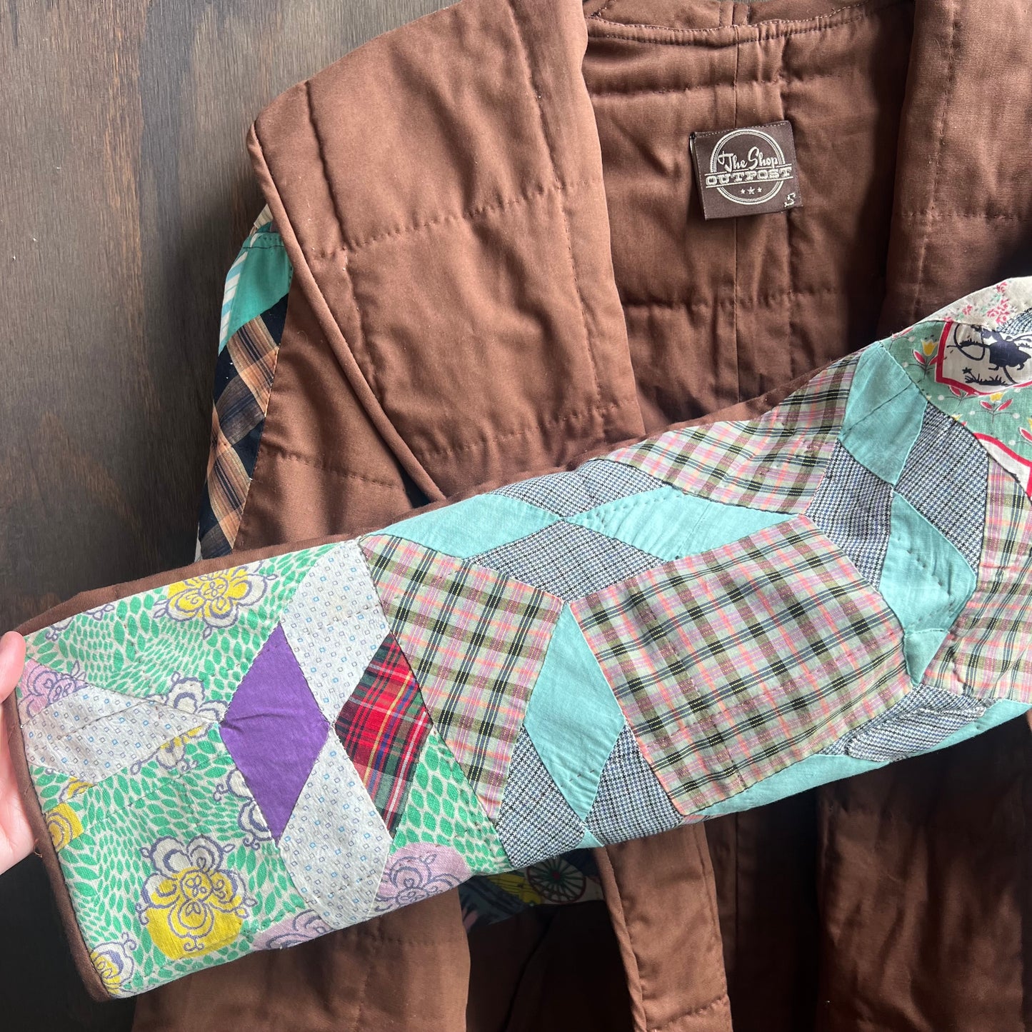 Vintage Quilted Warm Coat