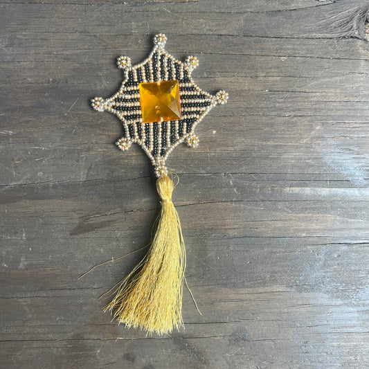 Vintage Decorative Patch with Tassel