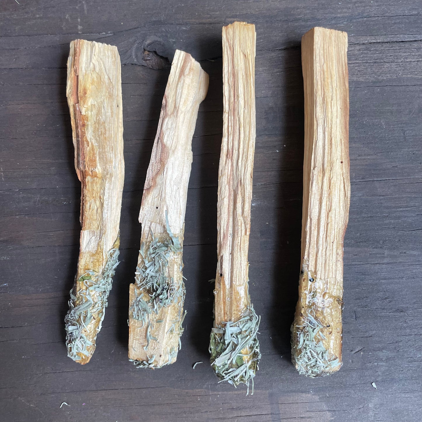 Copal Resin Dipped Palo Santo Smudge Stick with Sage