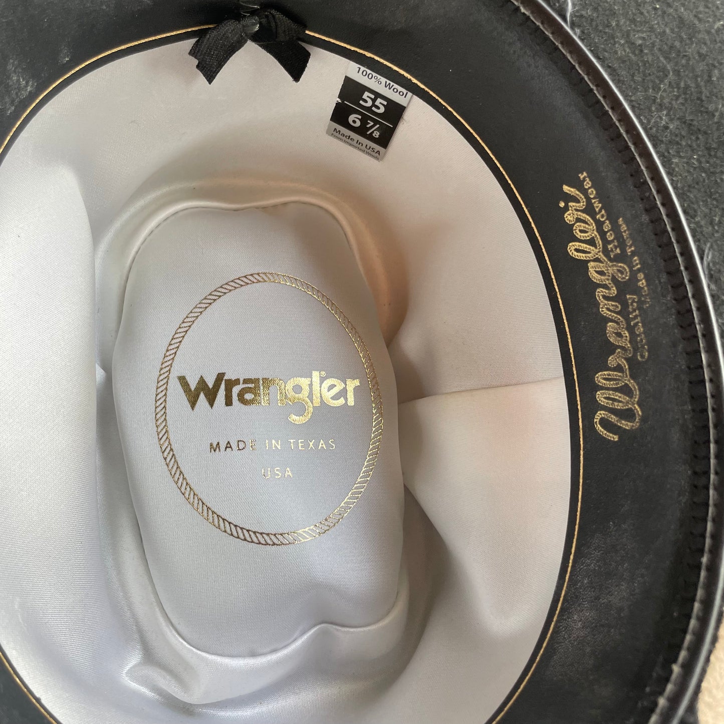 Wrangler x Parrot Paints Black Wool Hat