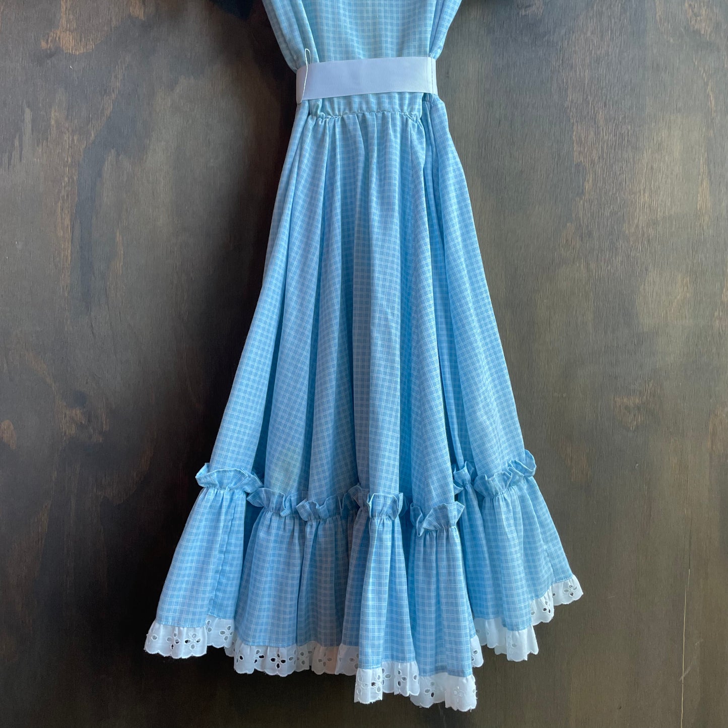 Vintage Rockmount Blue Check Square Dancing Dress