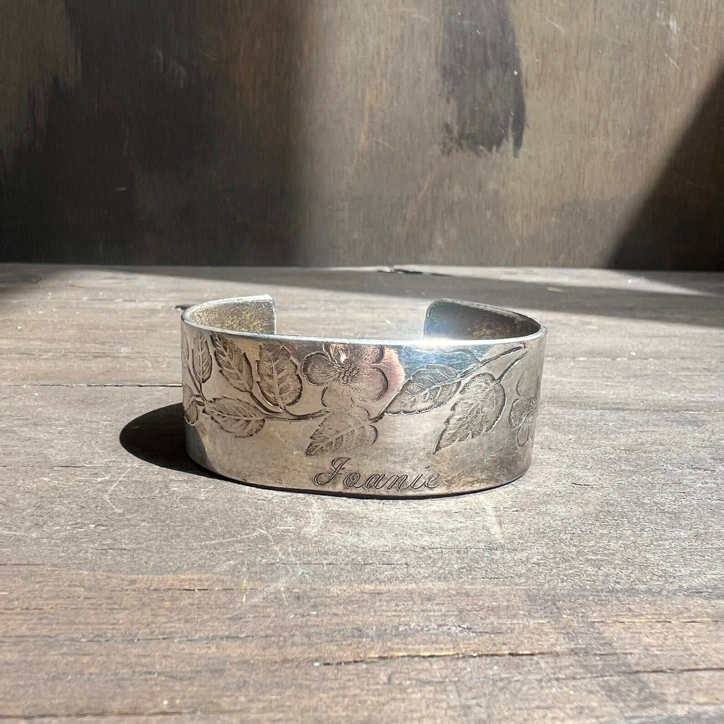 Silver “Joanie” Cuff Bracelet