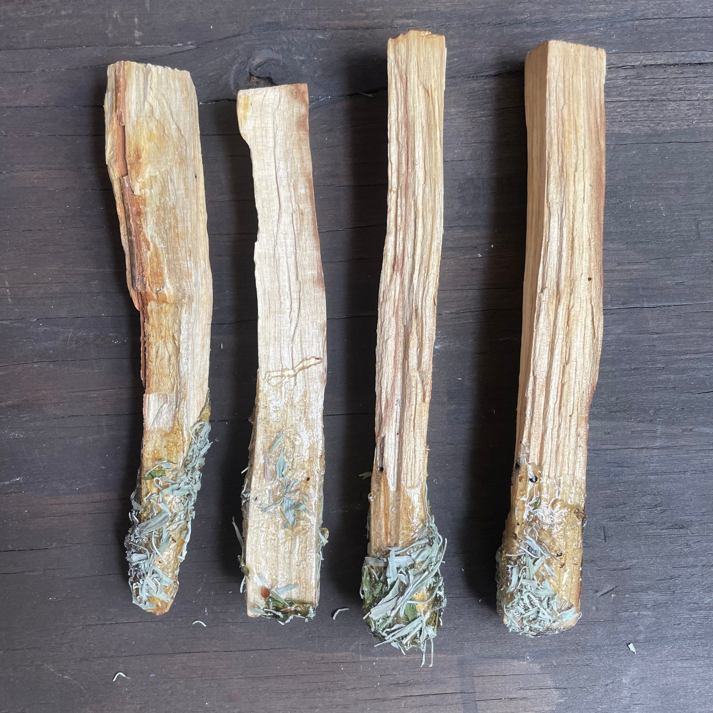 Copal Resin Dipped Palo Santo Smudge Stick with Sage