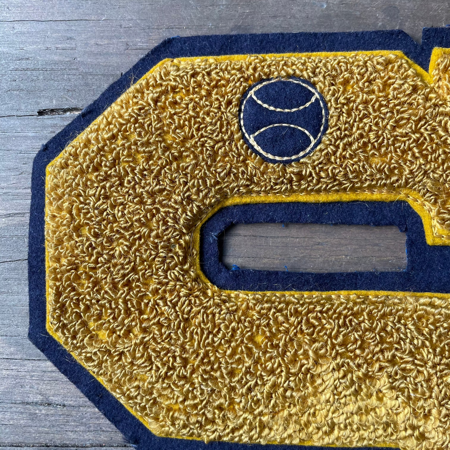 Vintage Letterman S Baseball Patch