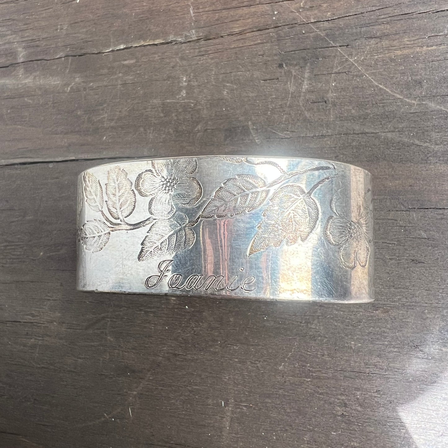Silver “Joanie” Cuff Bracelet