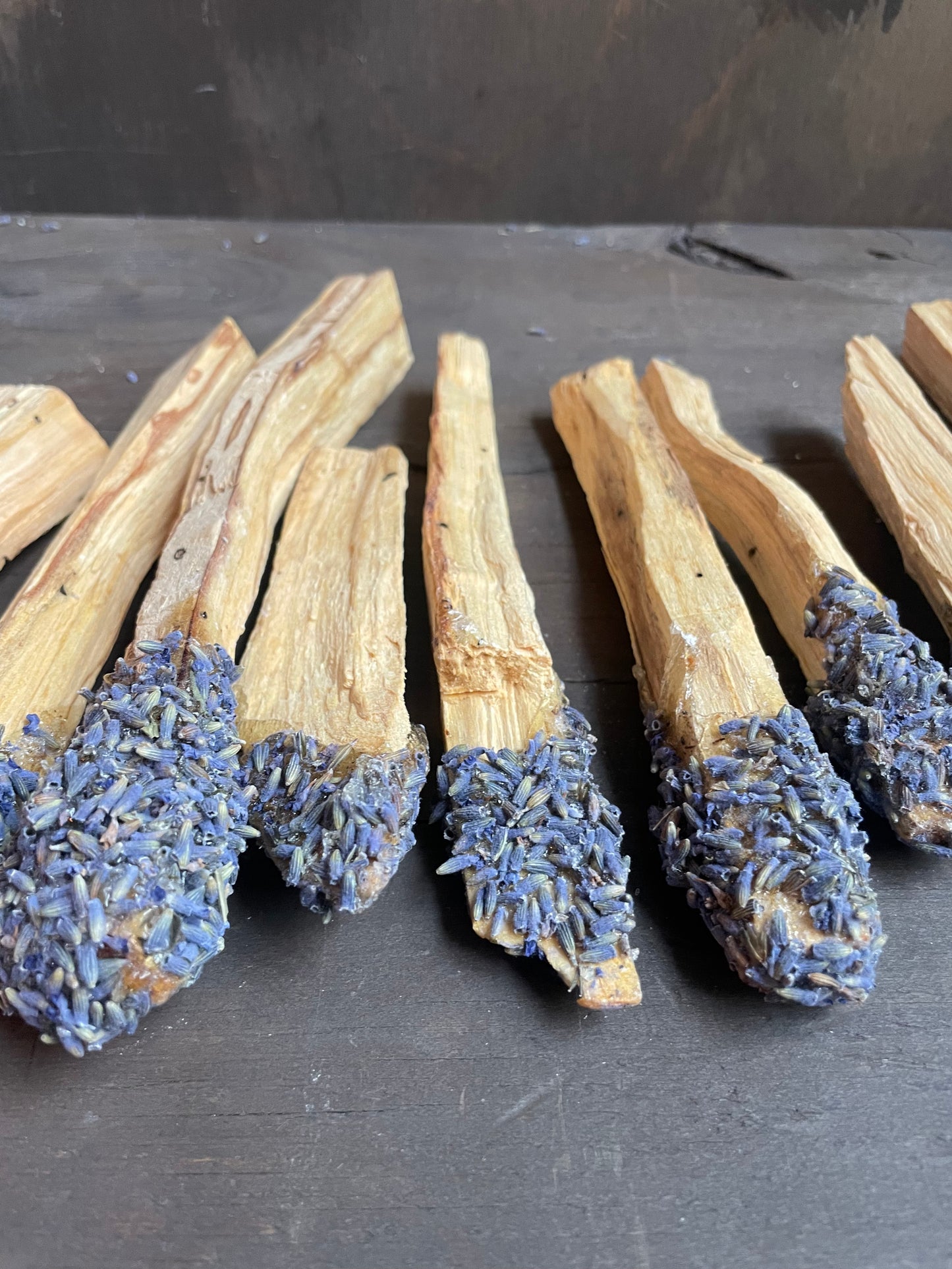 Copal Resin Dipped Palo Santo Smudge Stick with Lavender