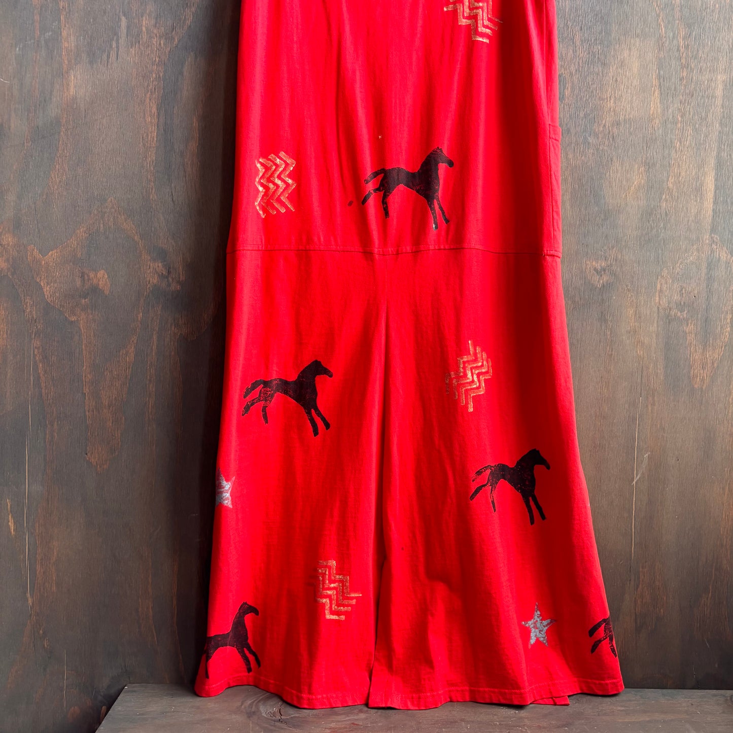 Red Sleeveless Maxi Dress