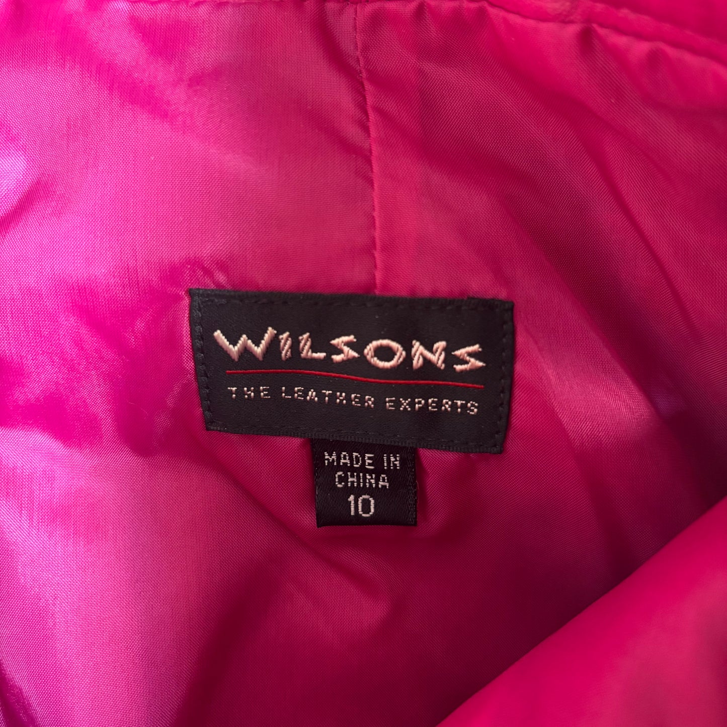 Vintage Wilson's Leather Pink Shorts