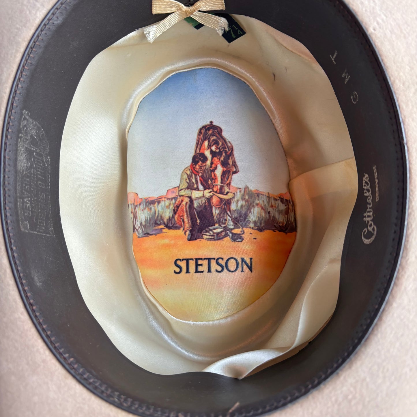 Vintage Stetson 3X Beaver Beige Hat