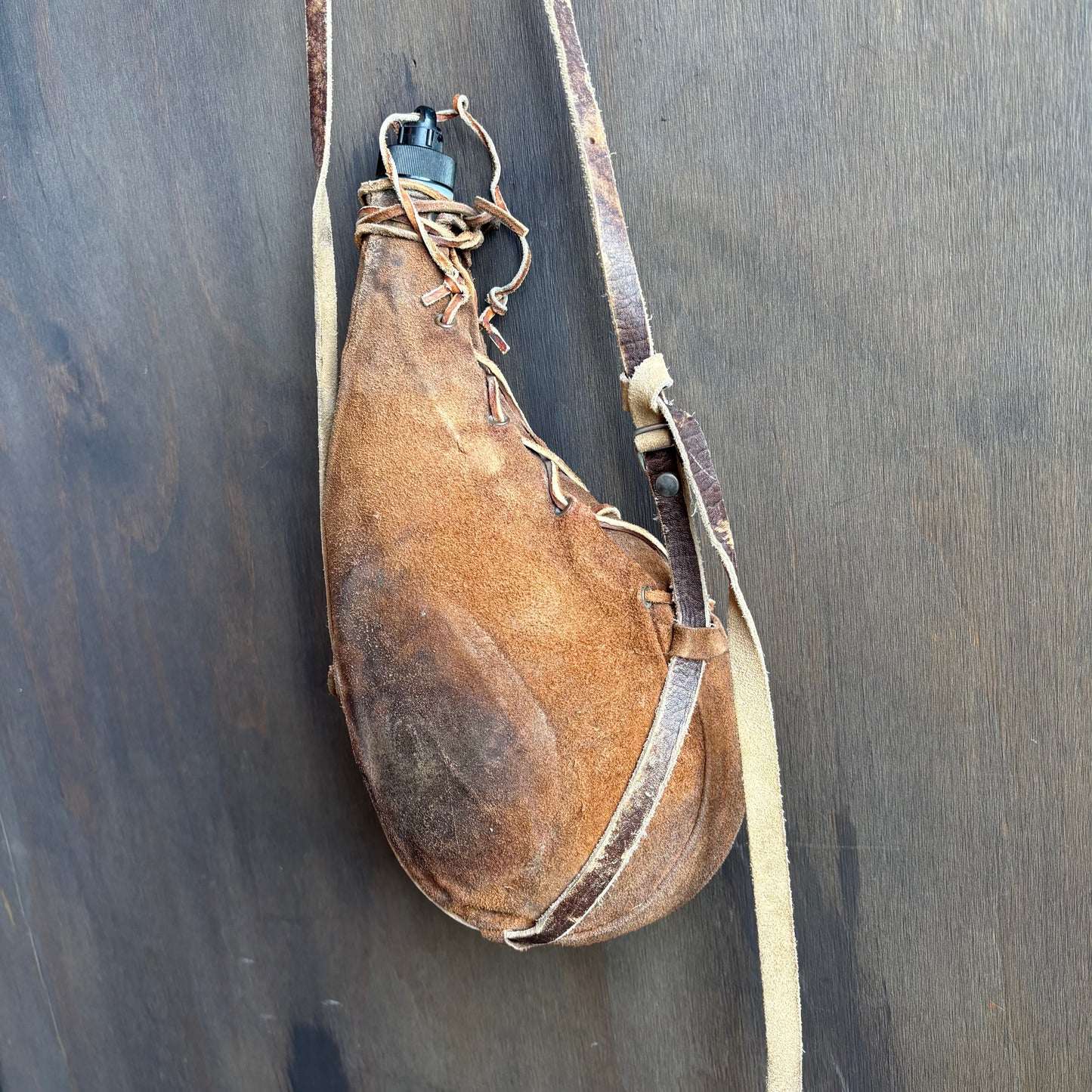 Brown Leather Canteen