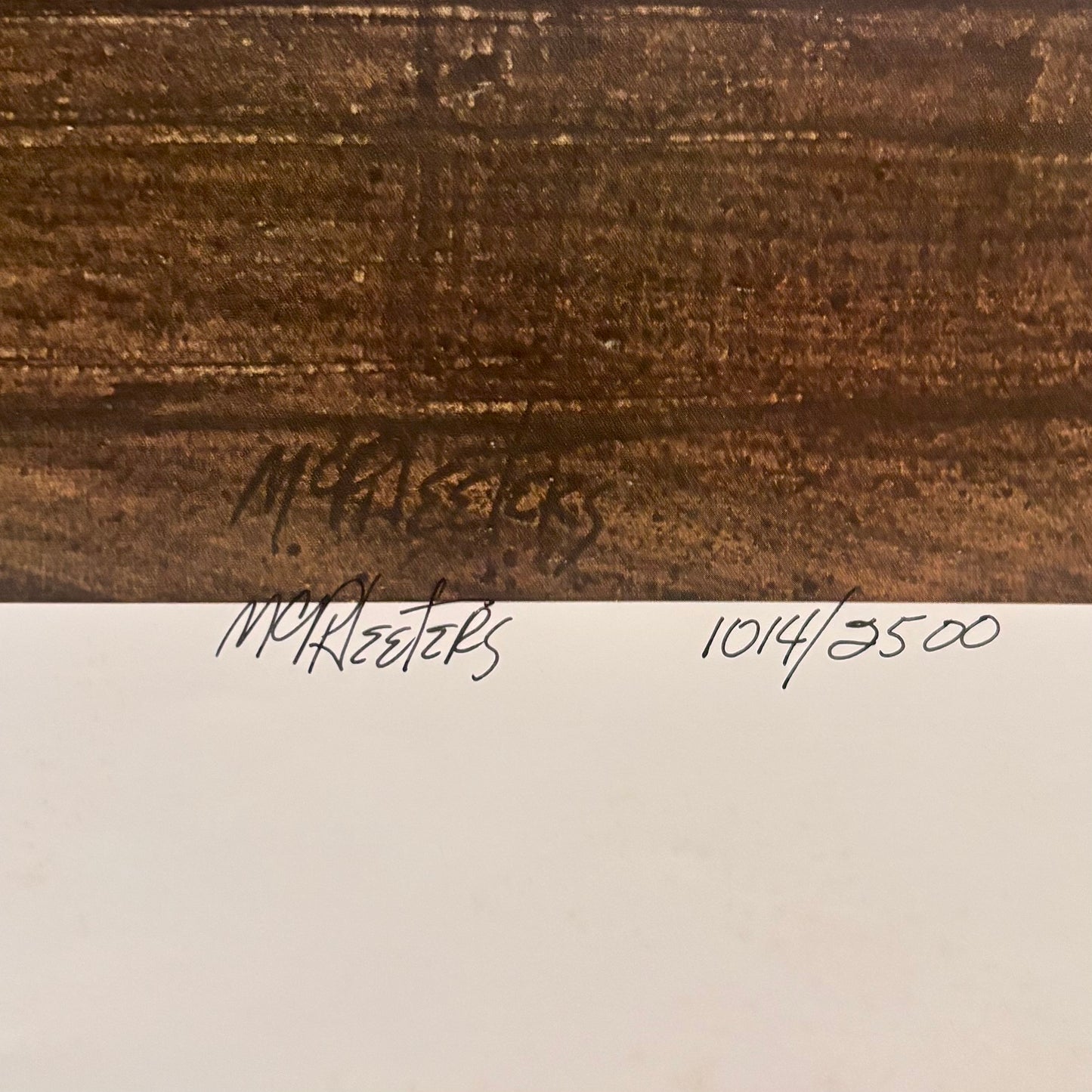 Limited Edition Signed William Neal McPheeters Lithograph