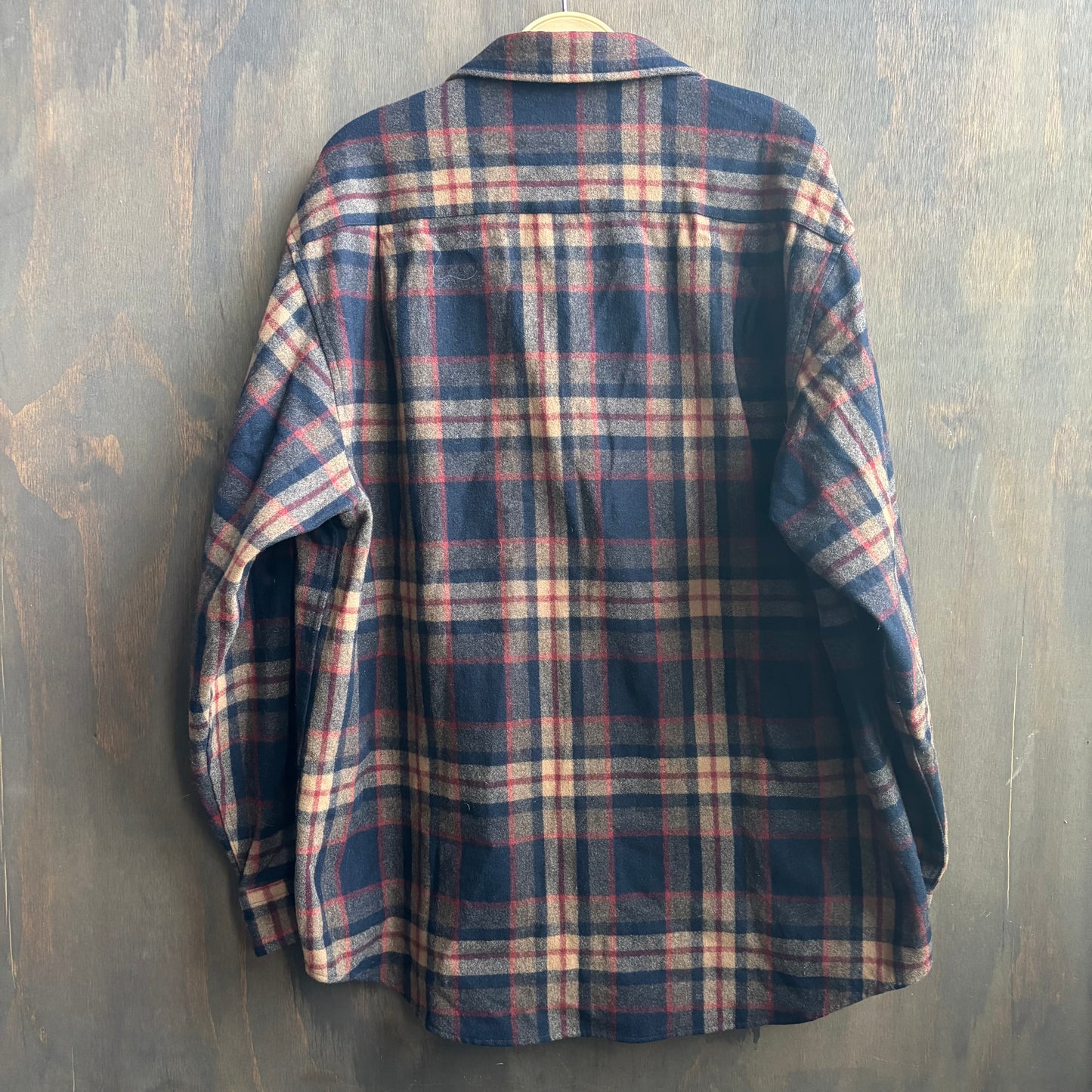Pendleton Navy and Brown Wool Shirt