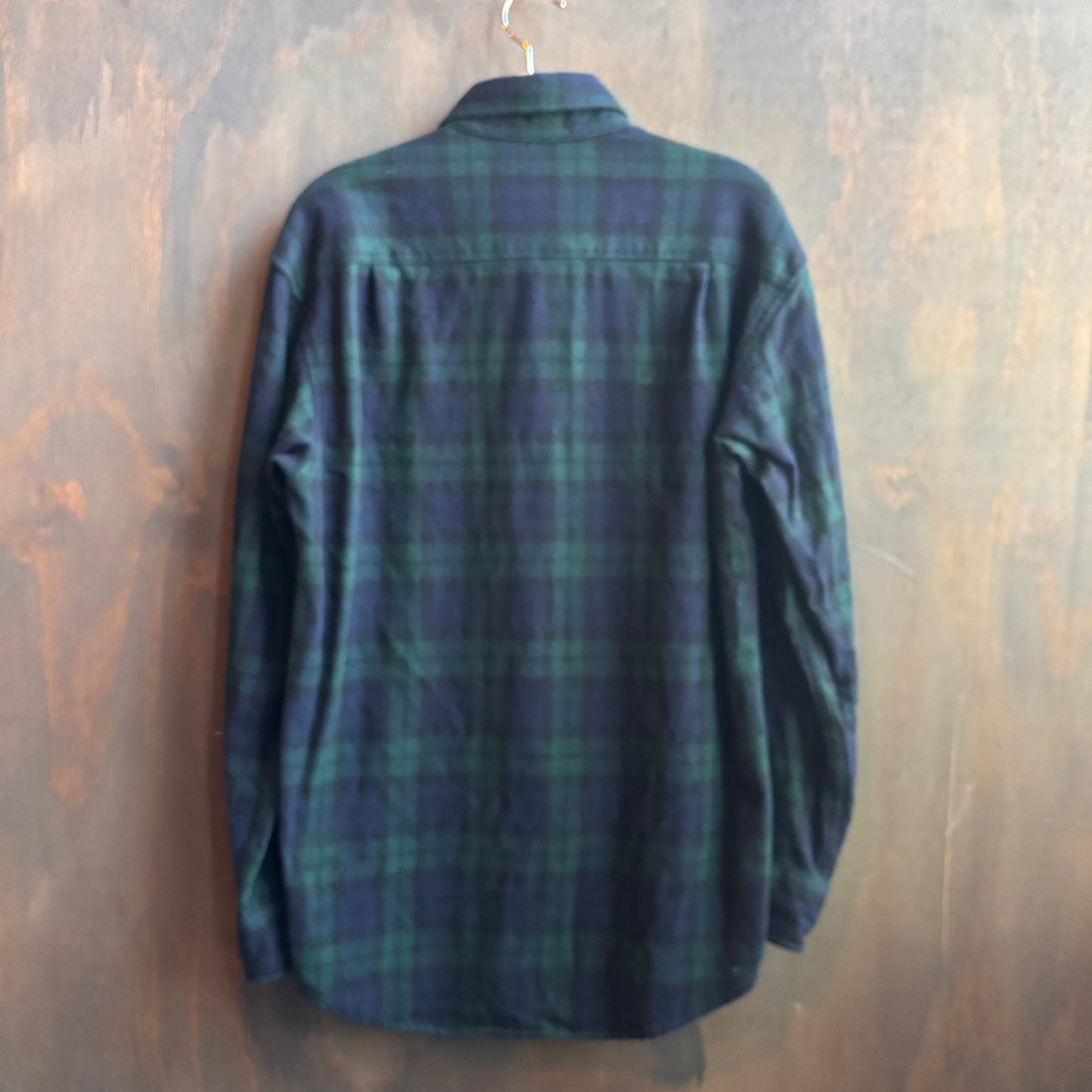 Pendleton Wool Green Plaid Button Up