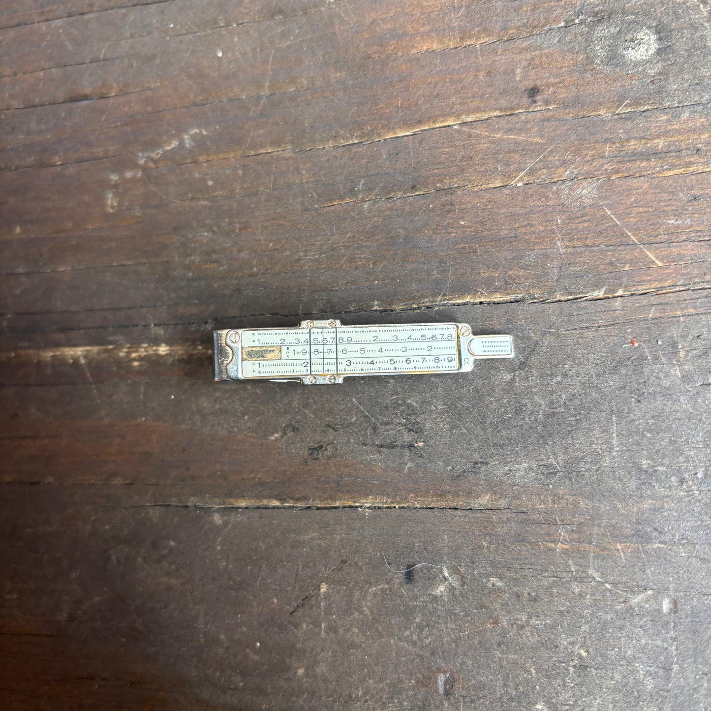 Slide Rule Tie Clip