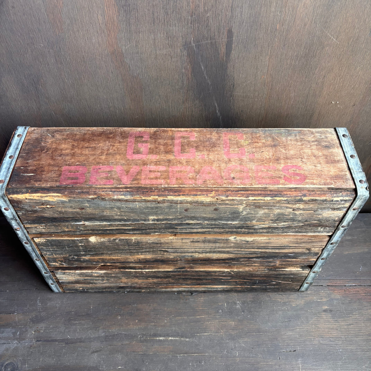 Vintage G.C.C. Beverage Crate
