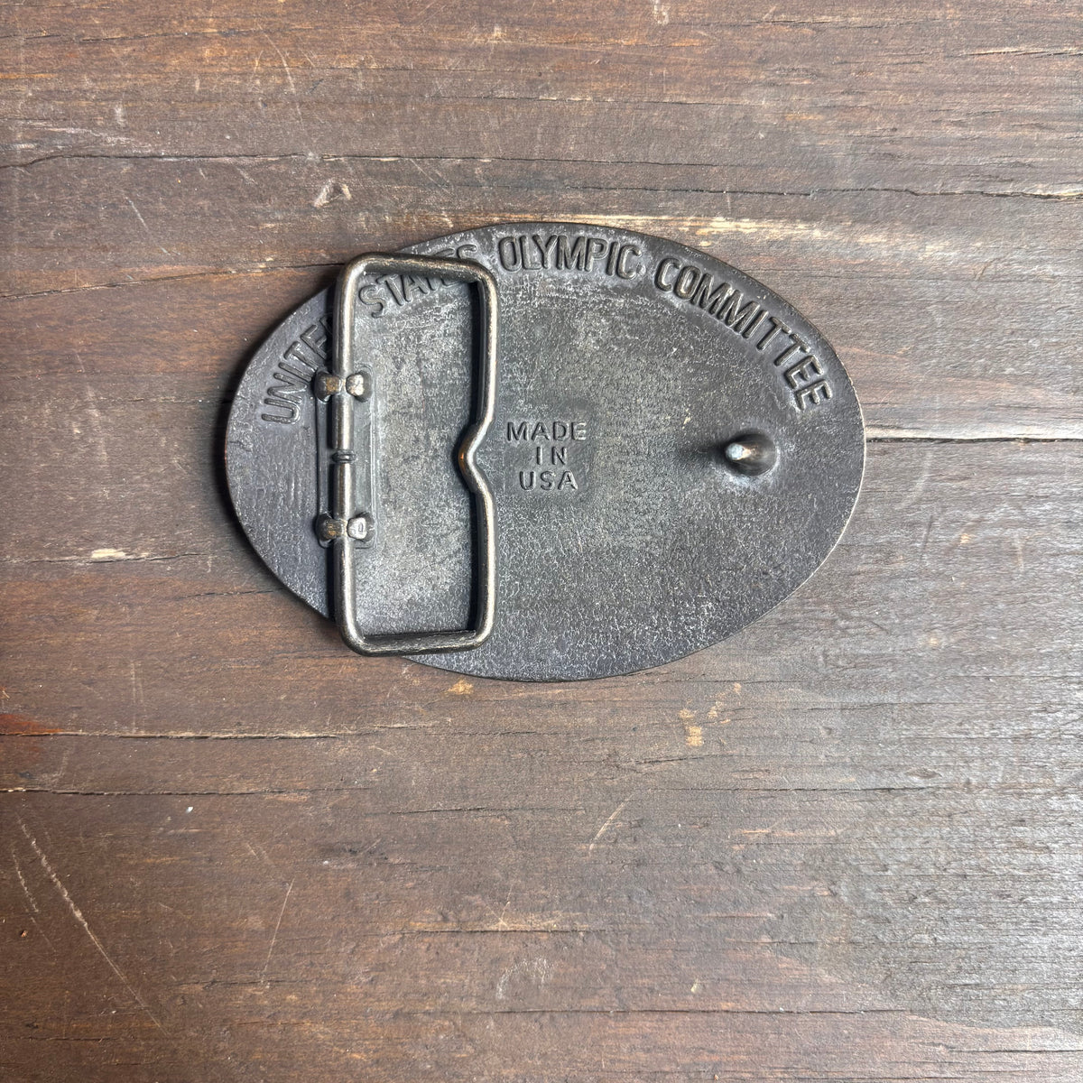 Vintage 1984 Olympic Commitee Belt Buckle