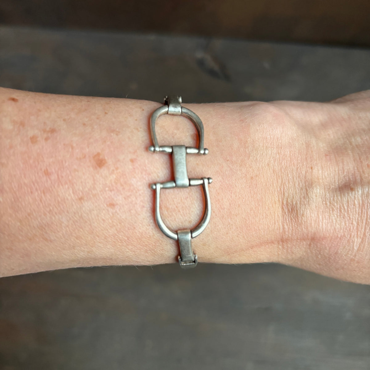 Sterling Silver Horsebit Bracelet