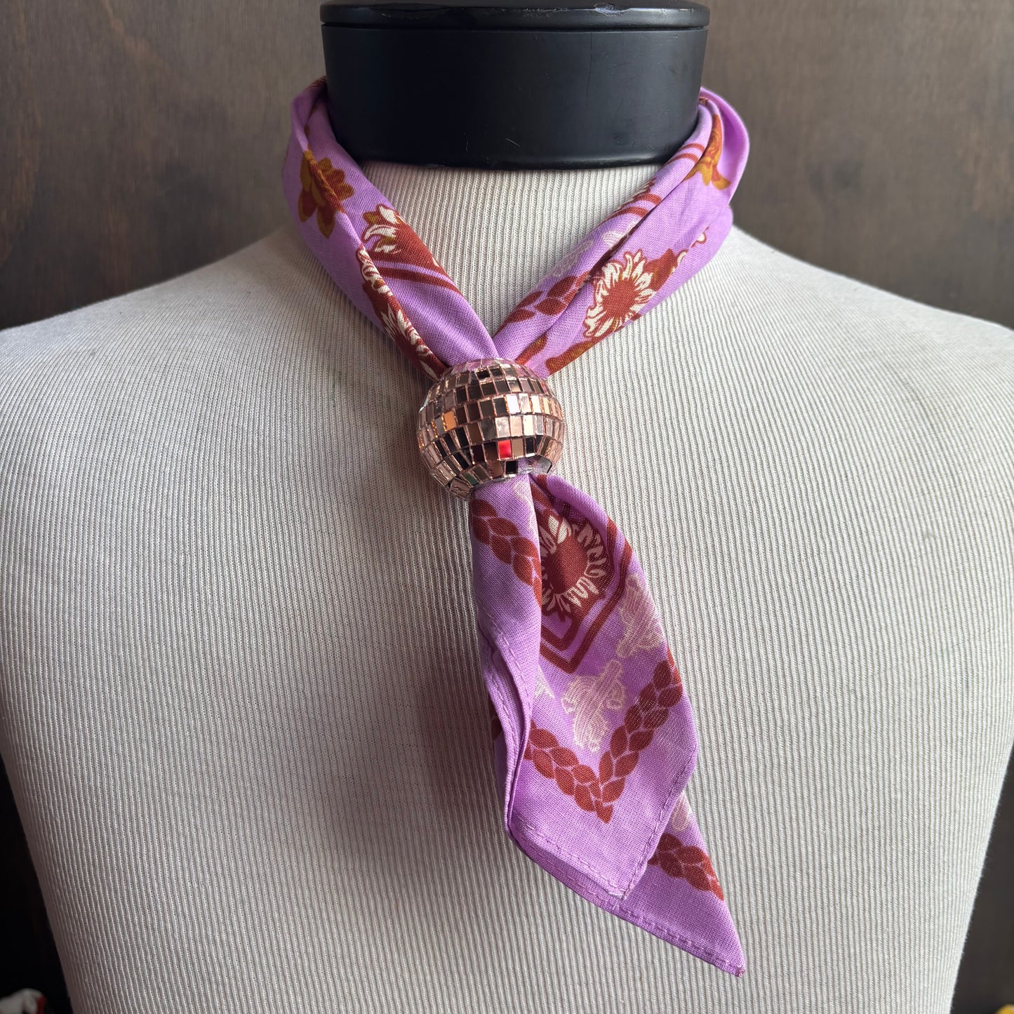 Disco Ball Scarf Slide and Bandana