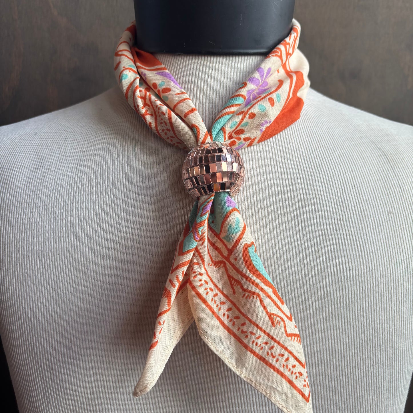 Disco Ball Scarf Slide and Bandana