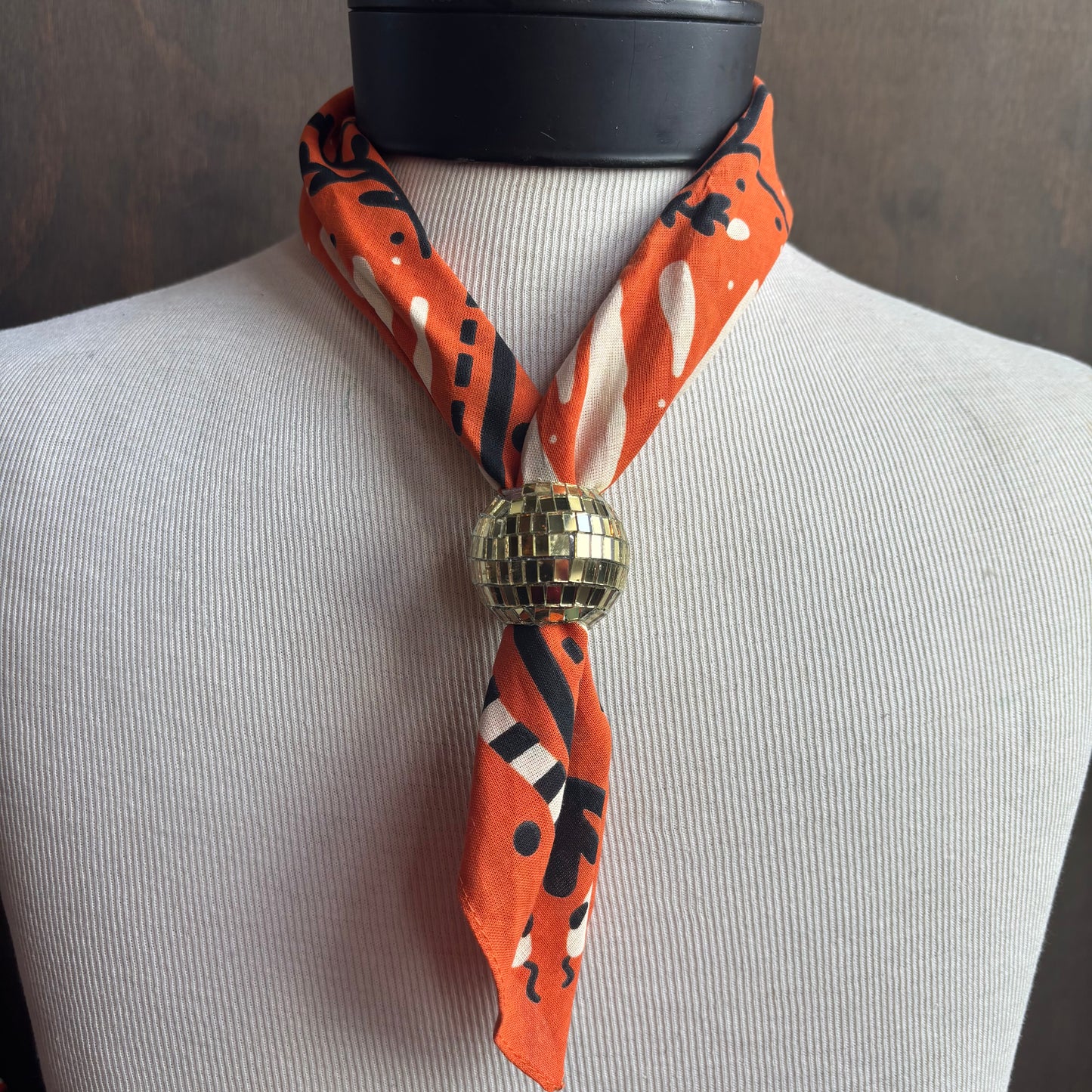Disco Ball Scarf Slide and Bandana