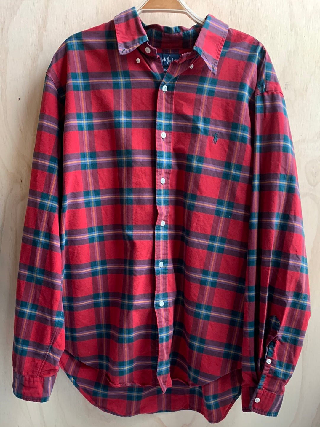 Ralph Lauren red plaid button down