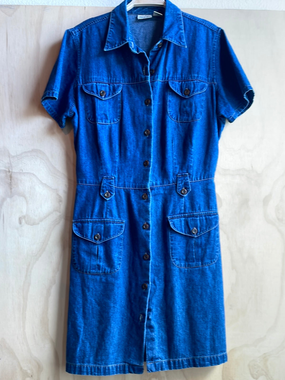 Denim Button Up Dress