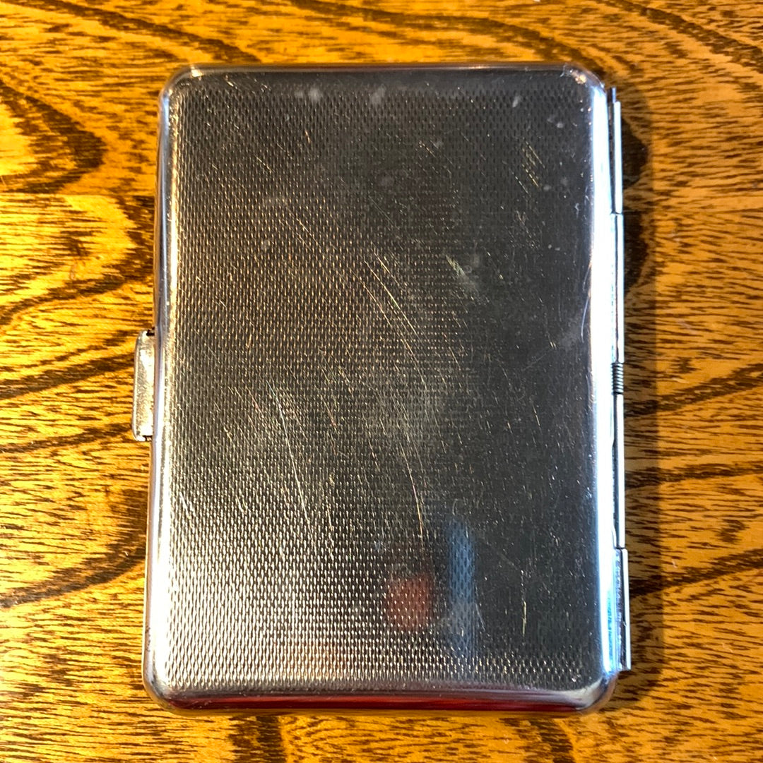 Silver cigarette case