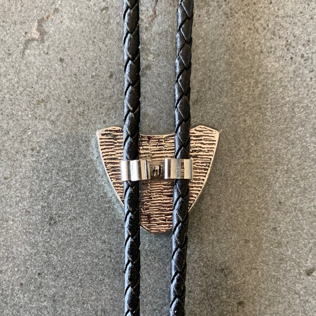 Ivory colored “J” bolo with black tie
