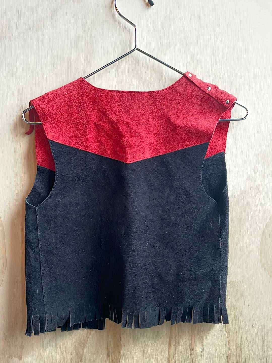 Kid’s Pony Ranch Leather Fringe Vest