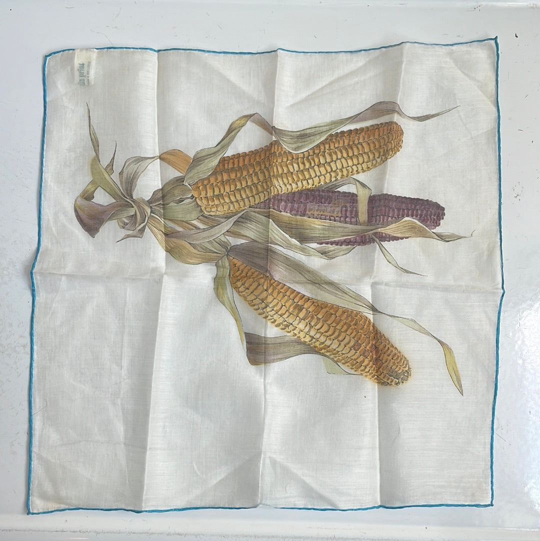 Vintage Robinson and Golluber Corn handkerchief