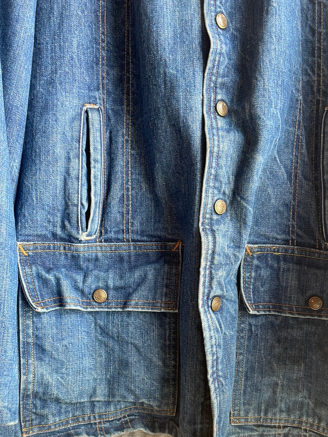 Vintage Key Imperial Denim Sherpa Jacket