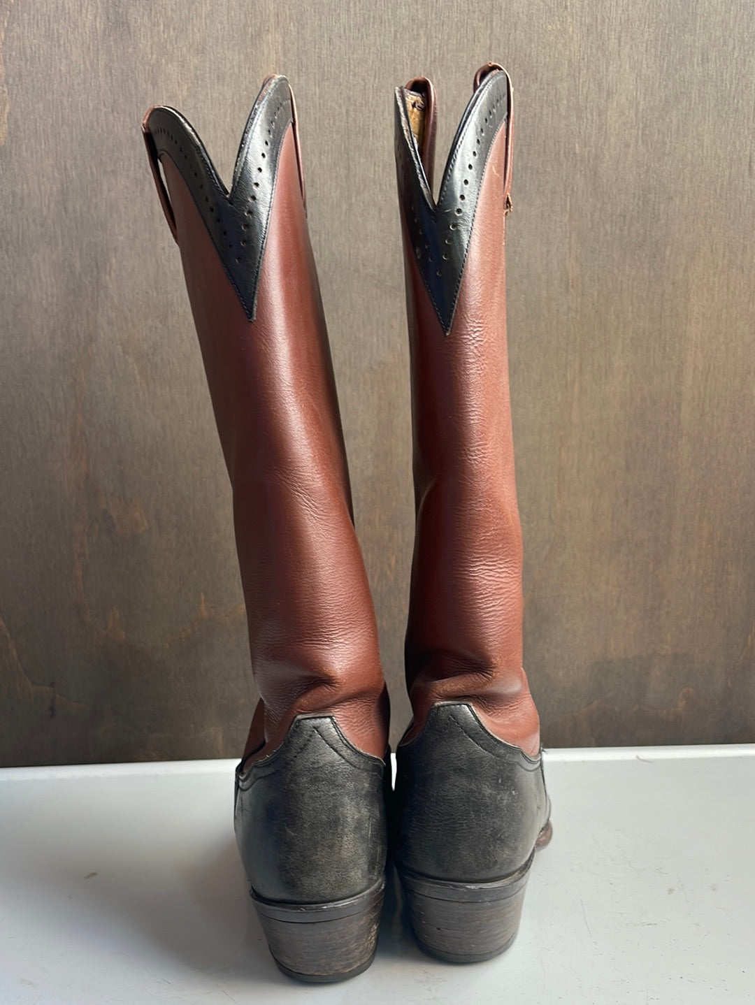 Tony Lama Tall Two-Tone Boots