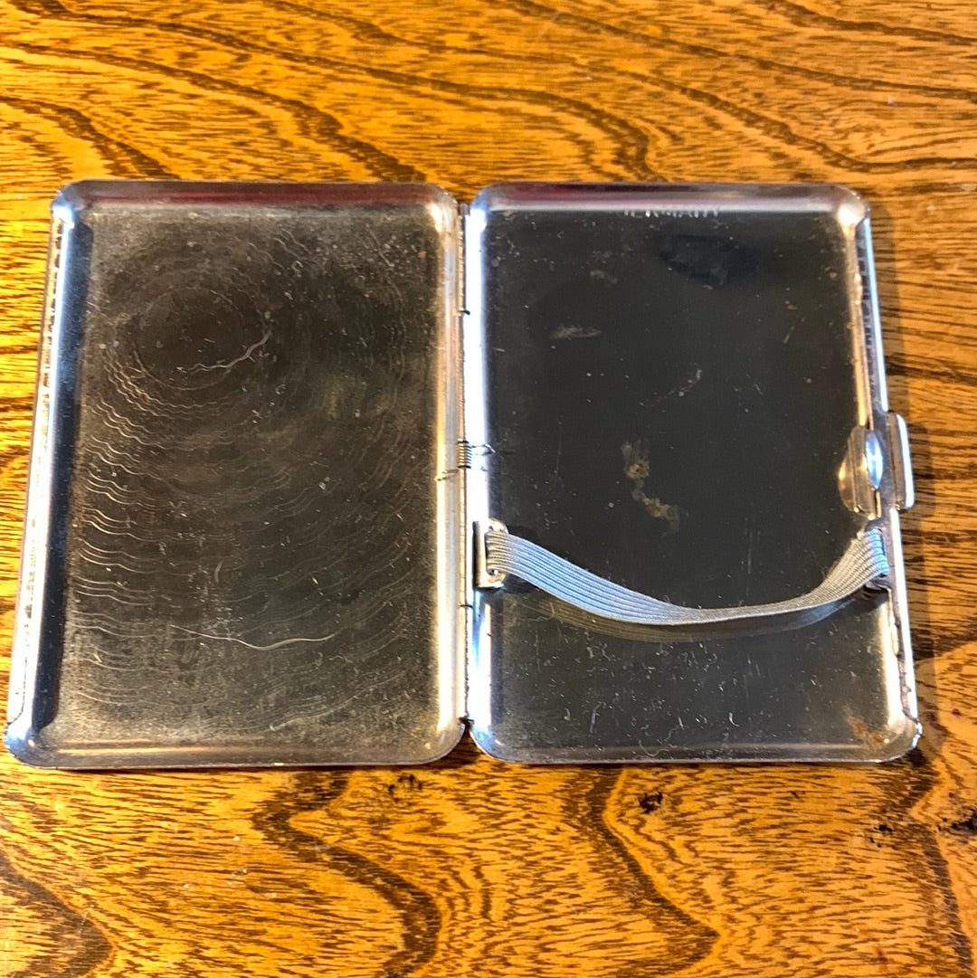 Silver cigarette case