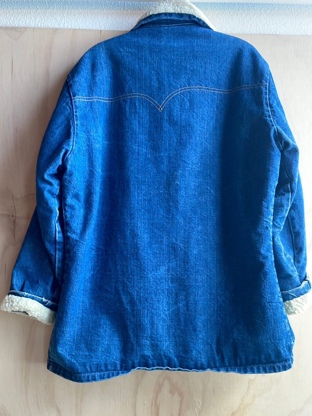 Vintage Key Imperial Denim Sherpa Jacket
