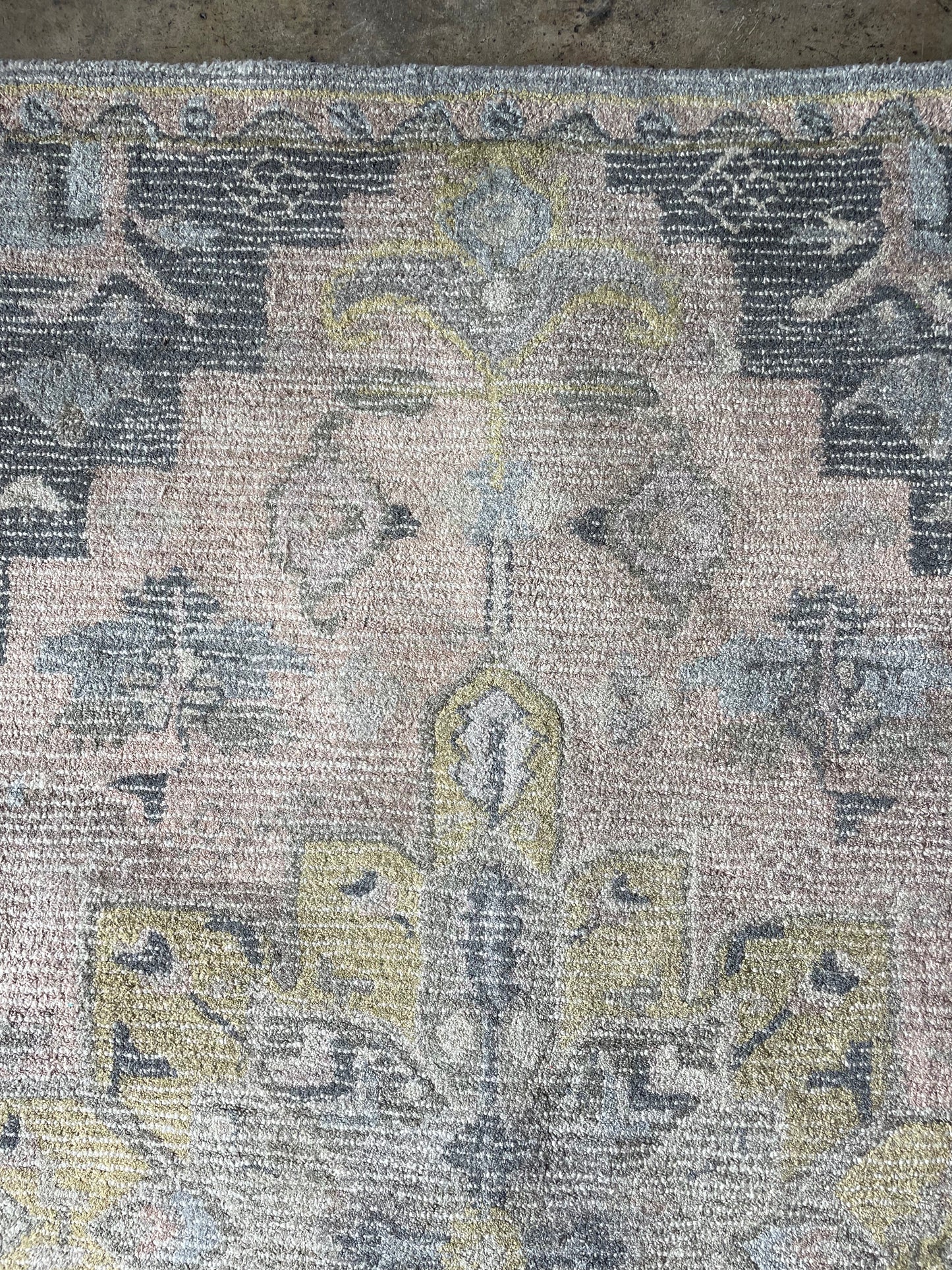 Floral, Geometric Area Rug