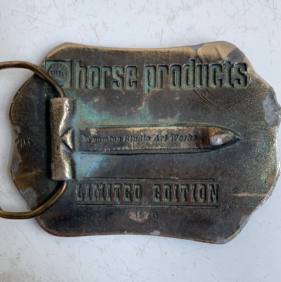Galloping to Greatness bel buckle (1976)