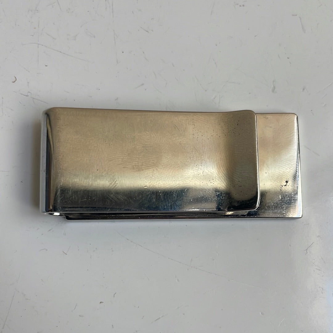 Striped money clip
