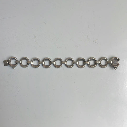 Sterling Silver Circle Link Bracelet