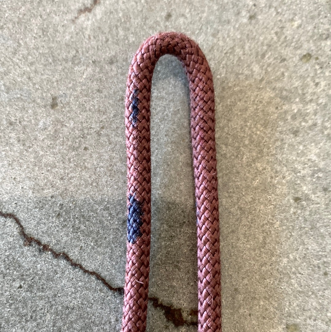 Silver compass with brown cord