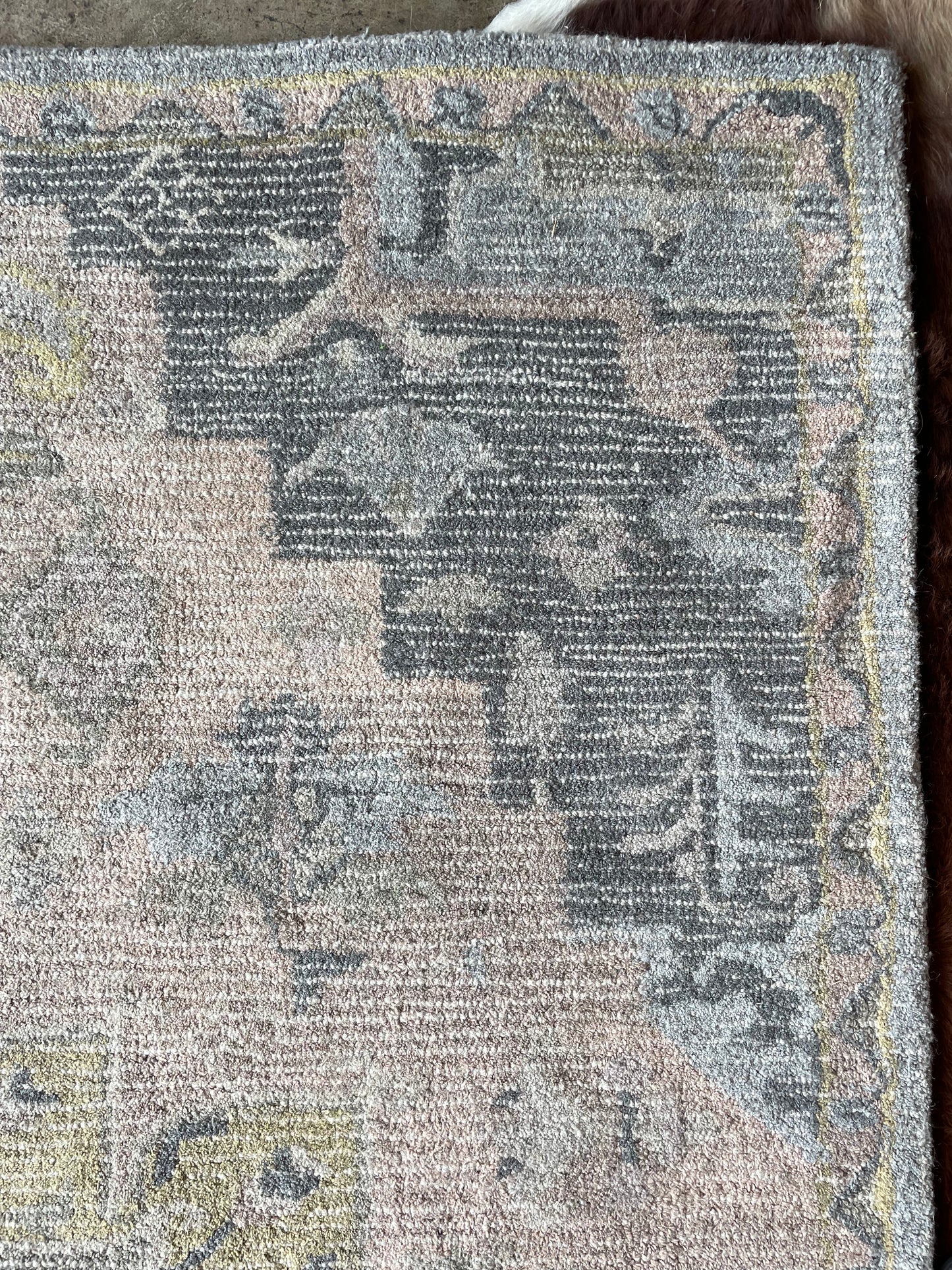 Floral, Geometric Area Rug