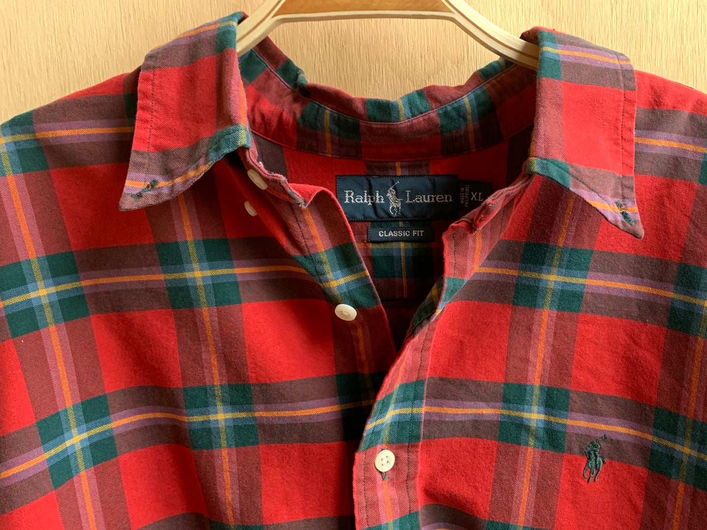Ralph Lauren red plaid button down