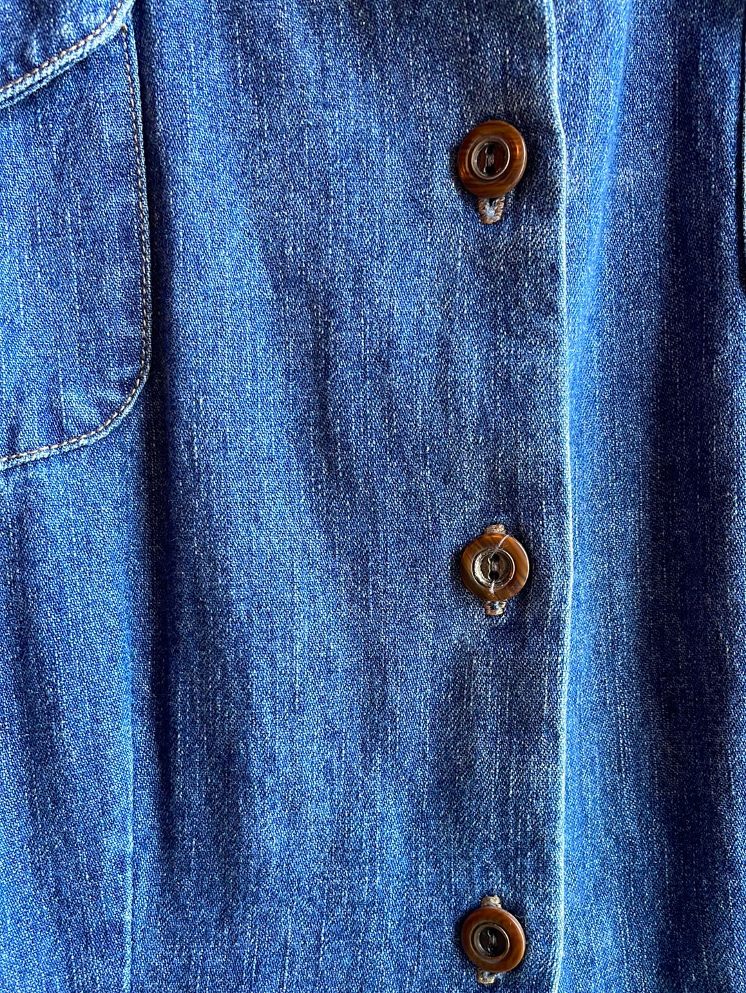 Denim Button Up Dress