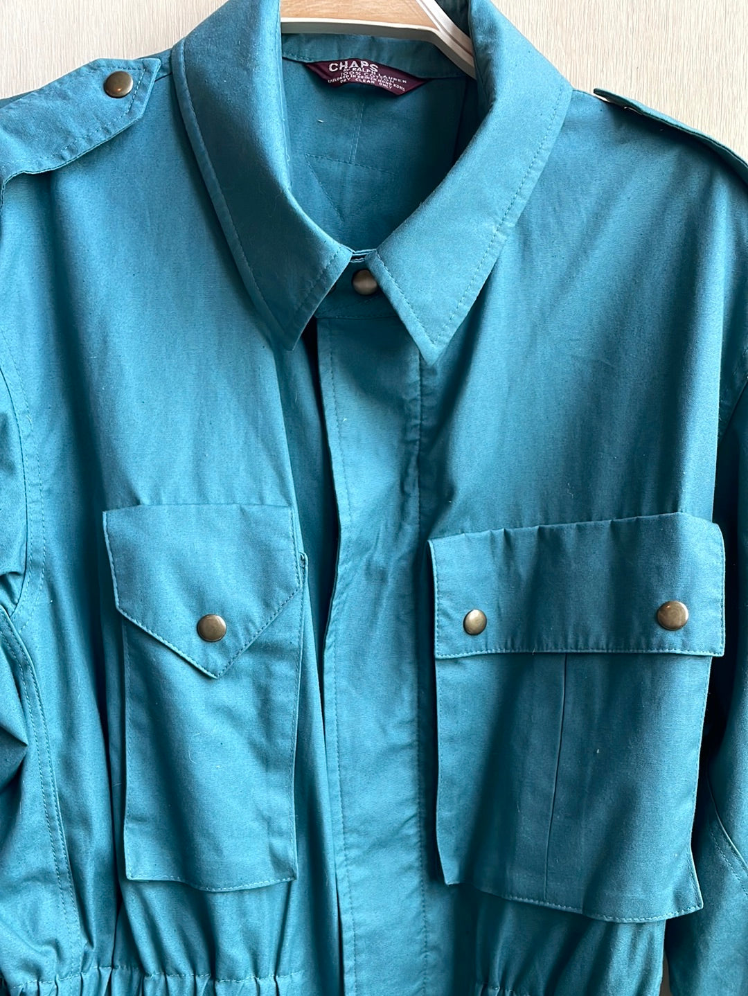 Teal Chaps Jacket