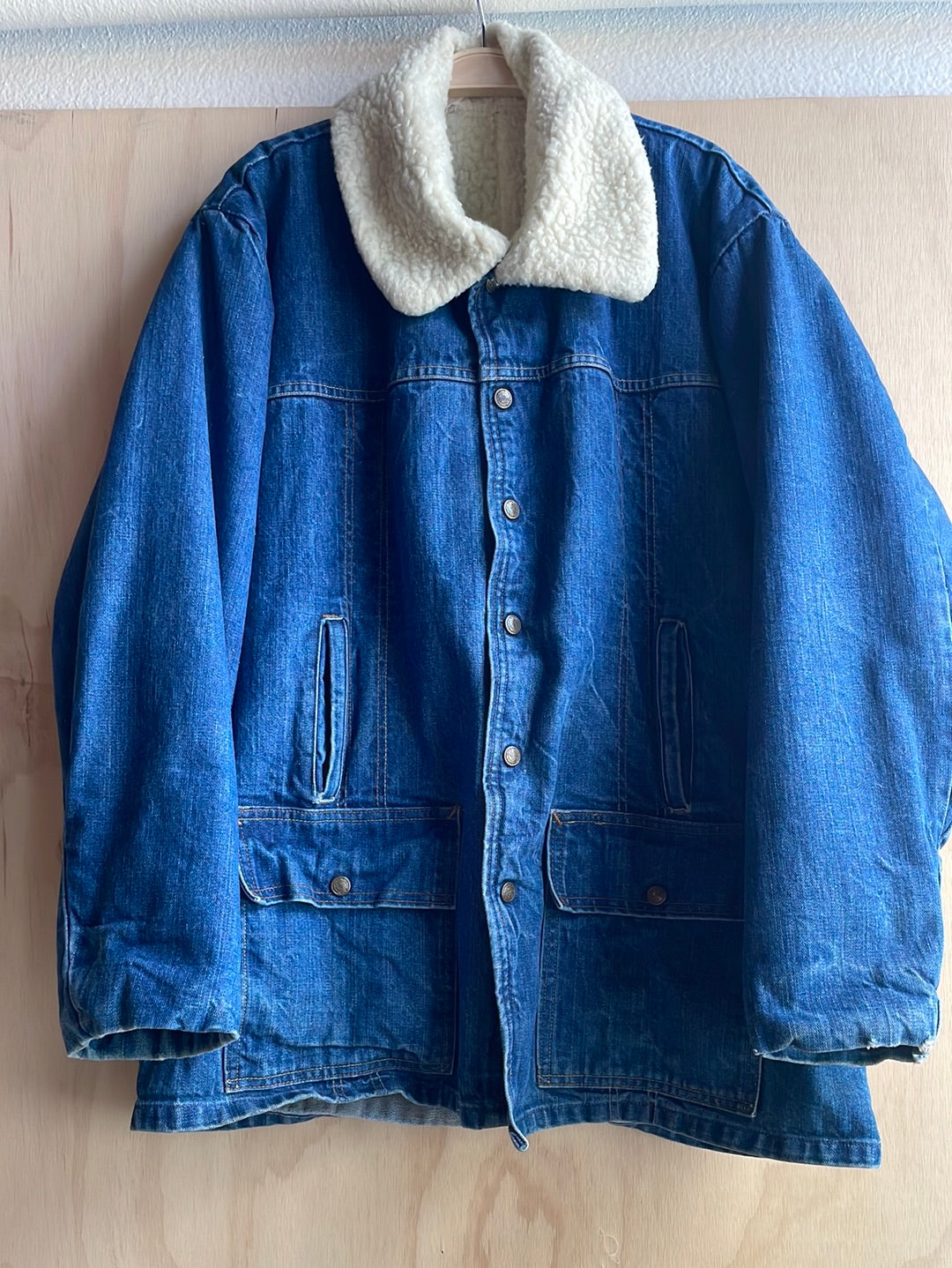 Vintage Key Imperial Denim Sherpa Jacket