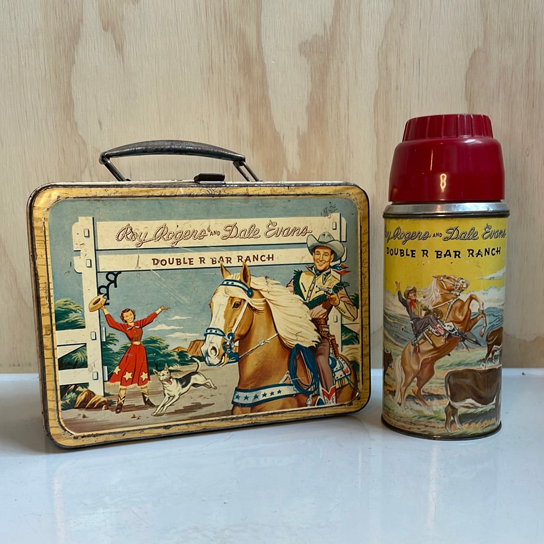 X-Large Retro Lunch Box with Thermos