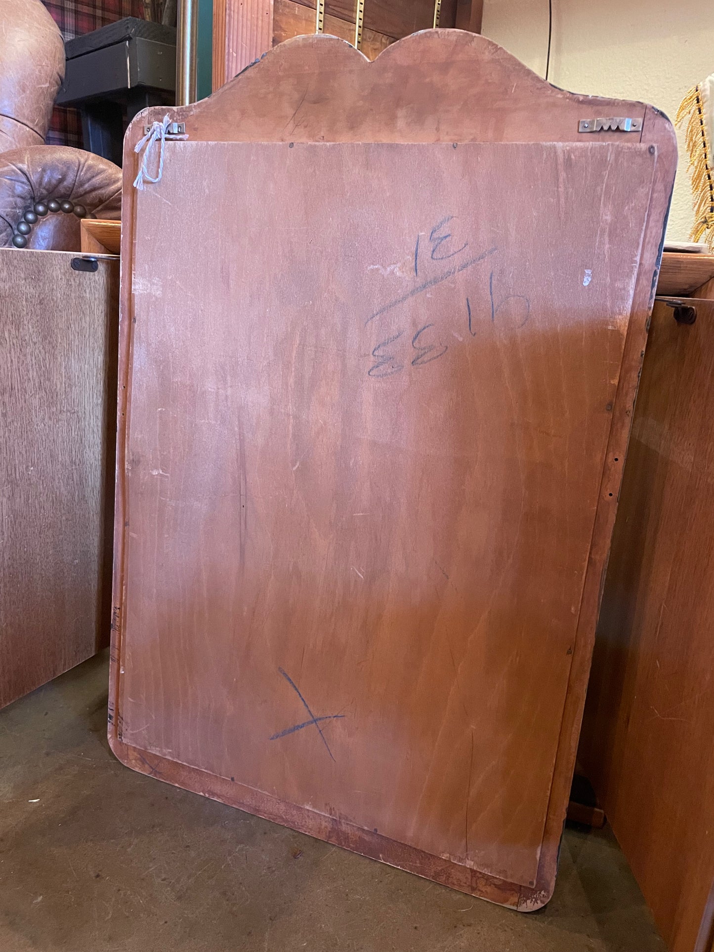 Vintage Wooden Painted Mirror