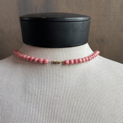 Rhodonite Beaded Necklace
