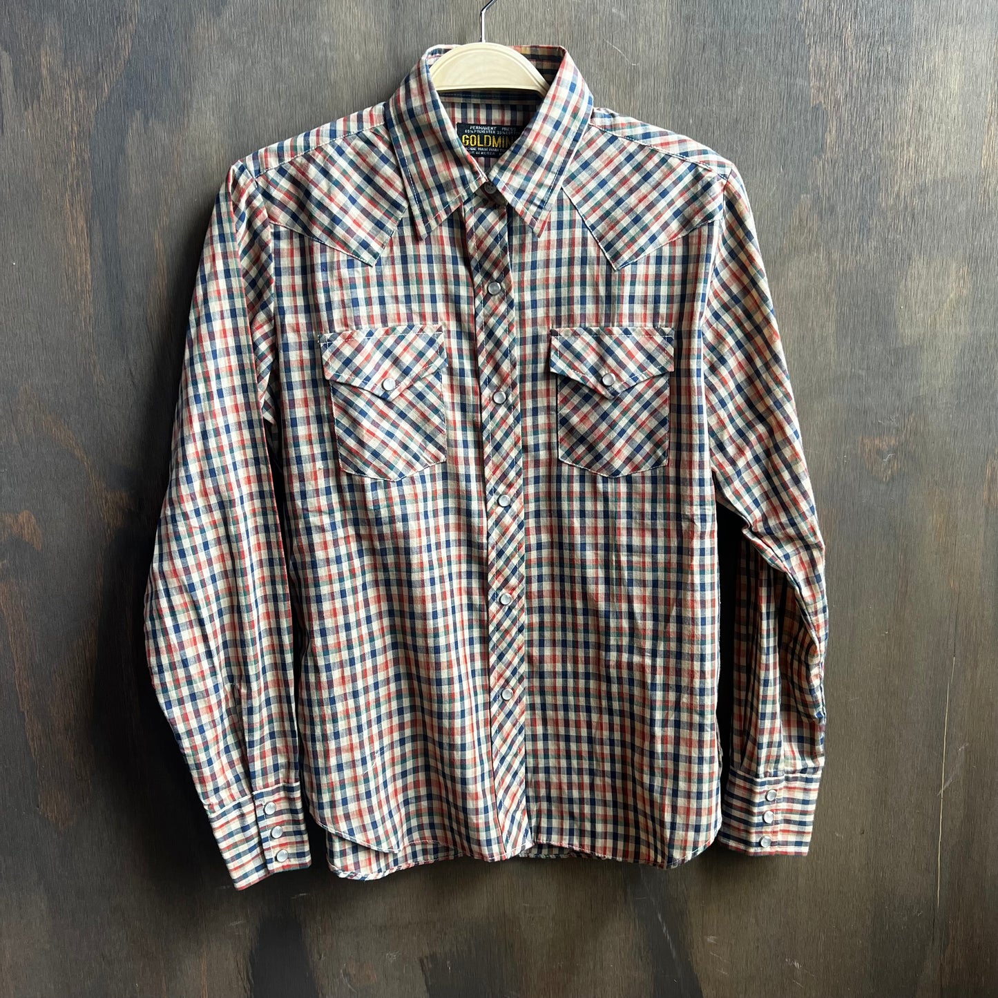 Goldmine Plaid Pearl Snap